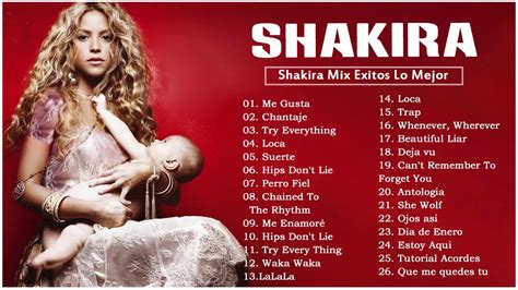 cuántos álbumes tiene shakira